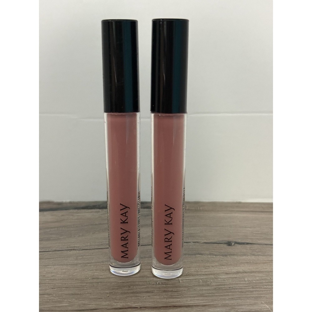 Lot Of 2 Mary Kay Unlimited Lip Gloss Nude Blush Liquid 0.13 fl oz 153489